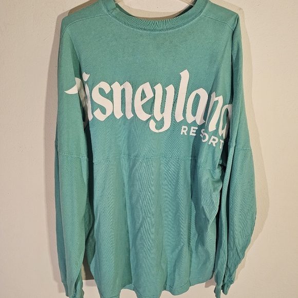 Disney Parks Exclusive Disneyland Resort Mint Green Spirit Jersey Rare - Picture 2 of 6